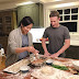 Beautiful photo of Mark Zuckerberg helping his wife in the kitchen