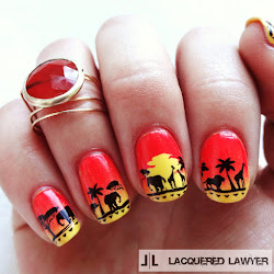 nail circle nails lion king circles