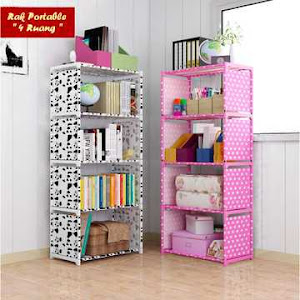 Rak Portable Serbaguna 4 Ruang