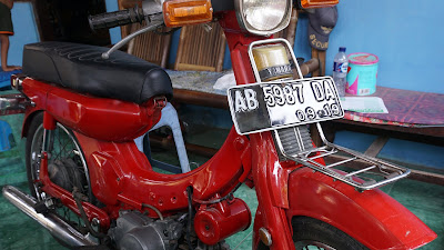 Dijual motor Yamaha 75 tahun 74 surat lengkap kondisi prima harga 2 juta - JUAL BELI MOTOR BEKAS