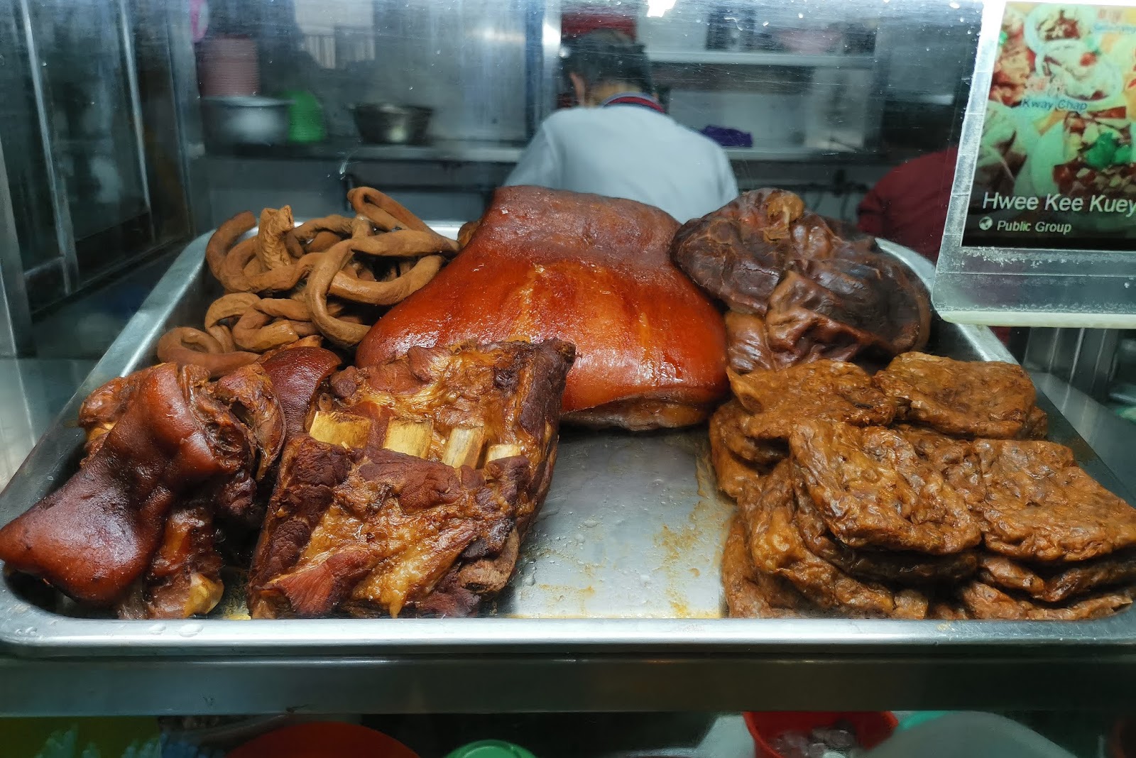Hwee Kee Kway Chap & Teochew Pork Jelly Aspic. Singapore River Hawker