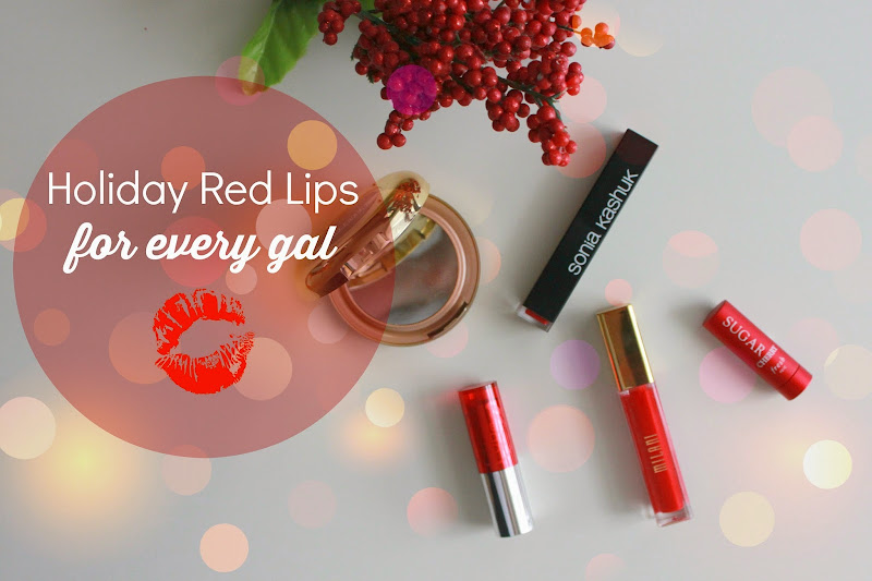 holiday red lipstick