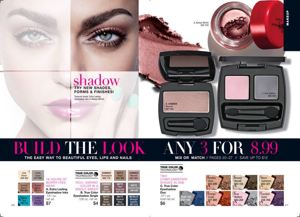 That Avon girl!: build the look | mix and match any 3 for $8.99
