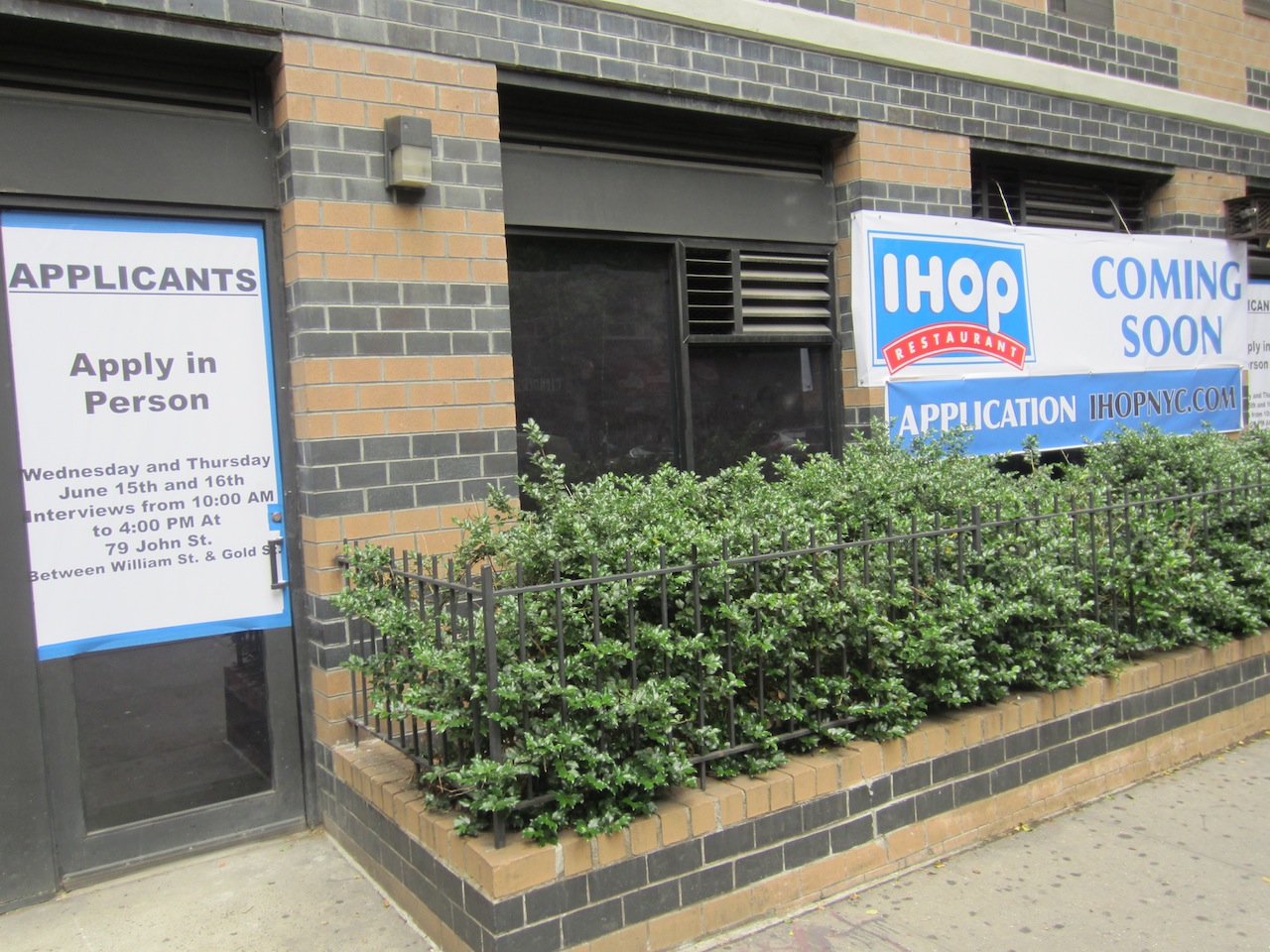 A IHOP restaurant on East 14th St in the East Village neighborhood