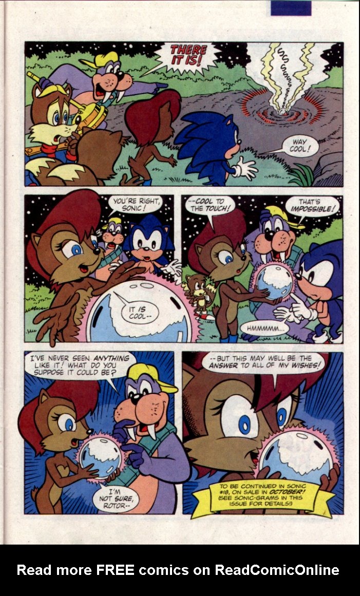 Read online Sonic The Hedgehog comic -  Issue #17 - 22