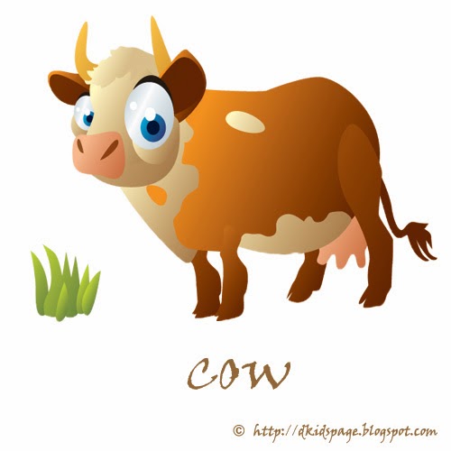 Kids Page: COW Picture for Kids | Interesting Fun Facts About COW