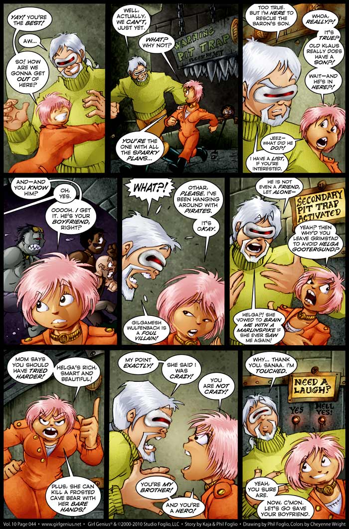 Read online Girl Genius (2002) comic -  Issue #10 - 45
