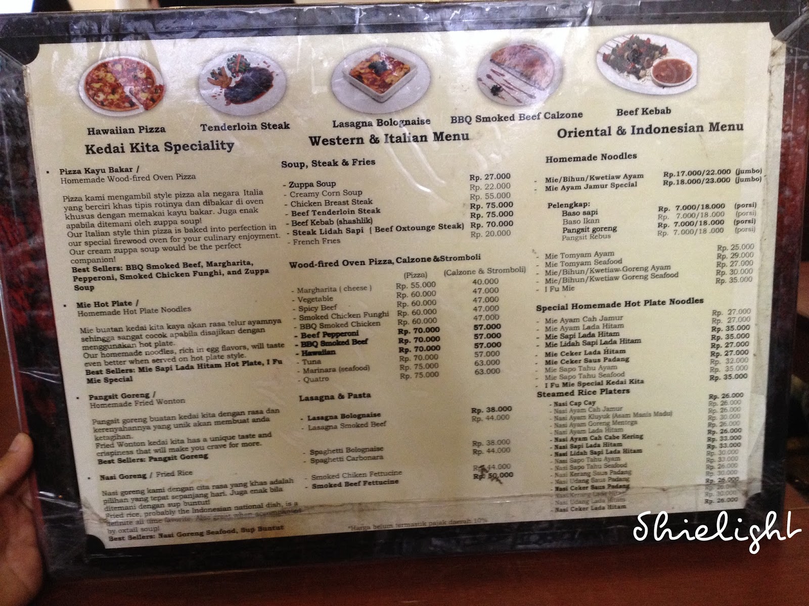 пеку пеку меню