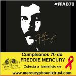 COLECTA EN CUMPLEAÑOS 70 DE FREDDIE MERCURY