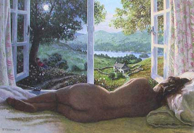 Stephen Darbishire 1940 | British Interiors and Landscape painter Stephen Darbishire 1940 | British Interiors and Landscape painter