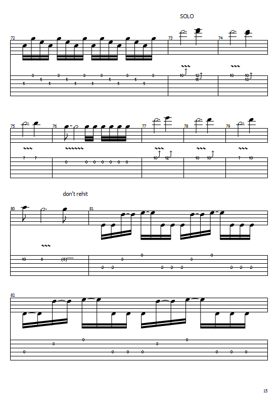 Red Hot Chili Peppers - Can't Stop Free Guitar Tabs and Sheet Music) (...