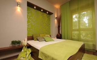 Dormitorios en verde y marrón - Colores en Casa