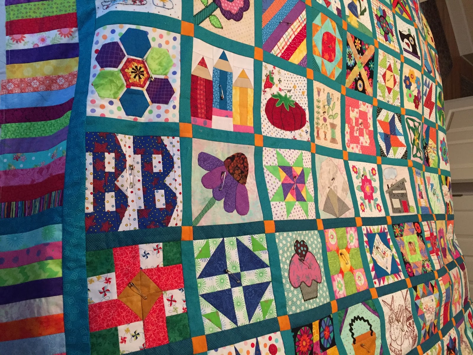 My Joyful Journey Basting a Quilt for Machine Quiltingand the Giveaway Winner