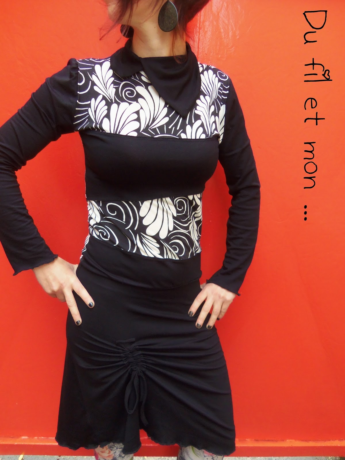 Du fil et mon...: Robe C'est pas Dior et j'AdoOore