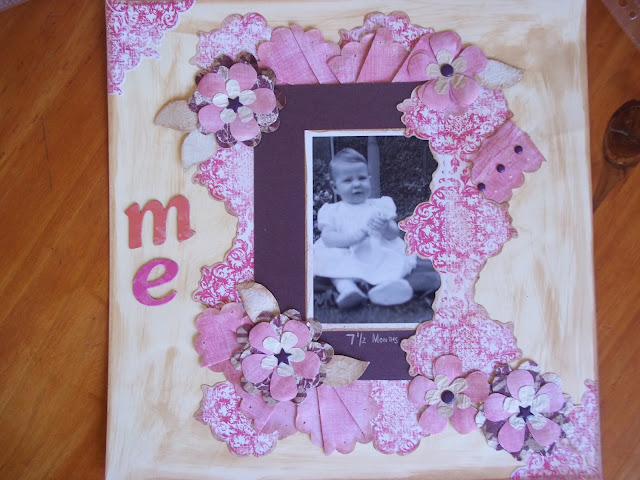 Baby Scrapbook Layout
