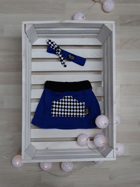 spódniczka dresowa i opaska pin up 7 spódniczka dziecięca i opaska pin up 7