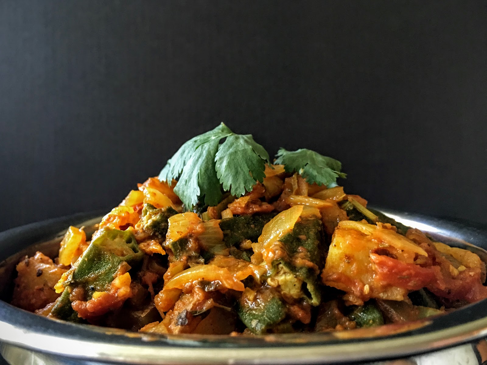 Fueling with Flavour Sindhi Aloo Bhindi Masala Spiced Potatoes and Okra