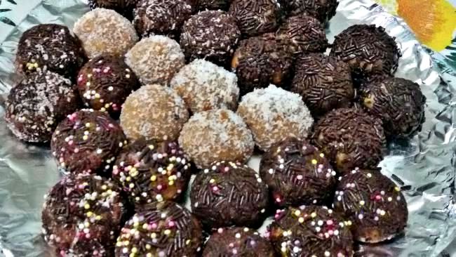 Trufas de toffe y miel