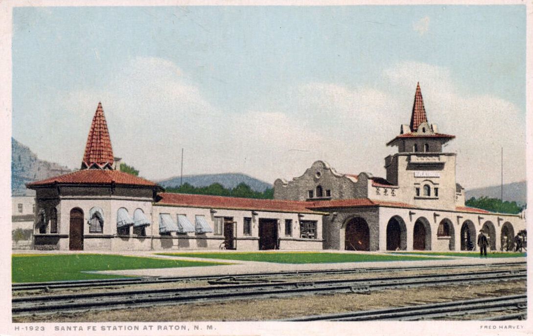 transpress nz the former Santa Fe depot in Raton, New Mexico