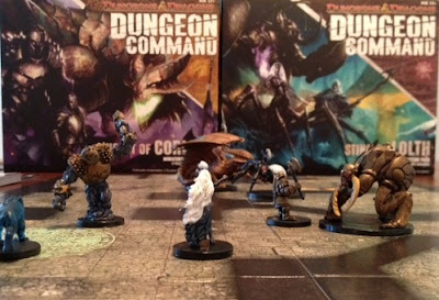 Dungeon Command game in play