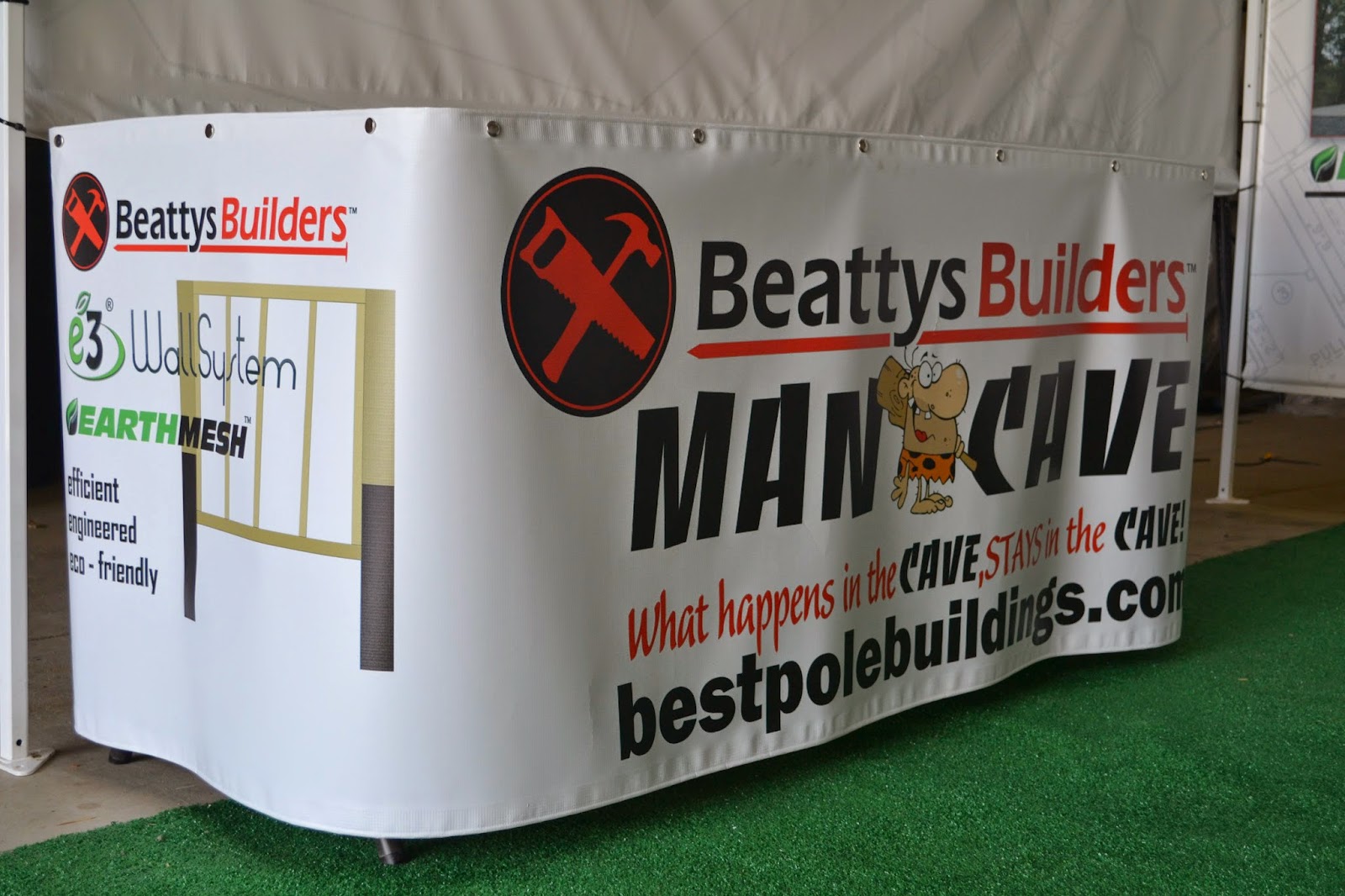 Banner for Beattys Builders Trade Show Display | Banners.com