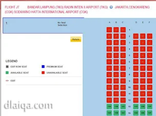 pilih tempat duduk