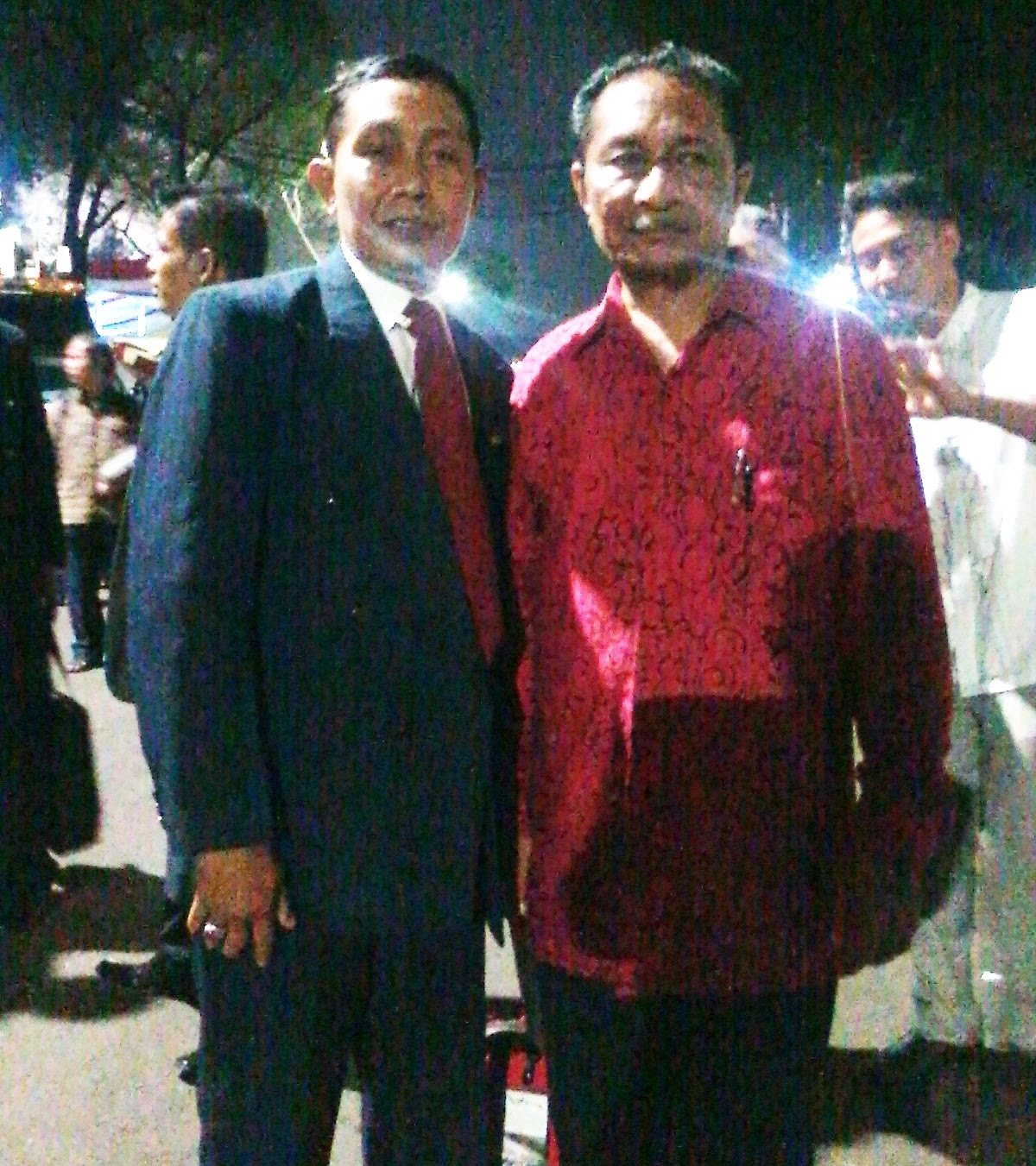 Ketum Presidium Pusat RI Achmad Lulang, SH bersama R.Soekrisno (PU/Pemred Potret RI 007)