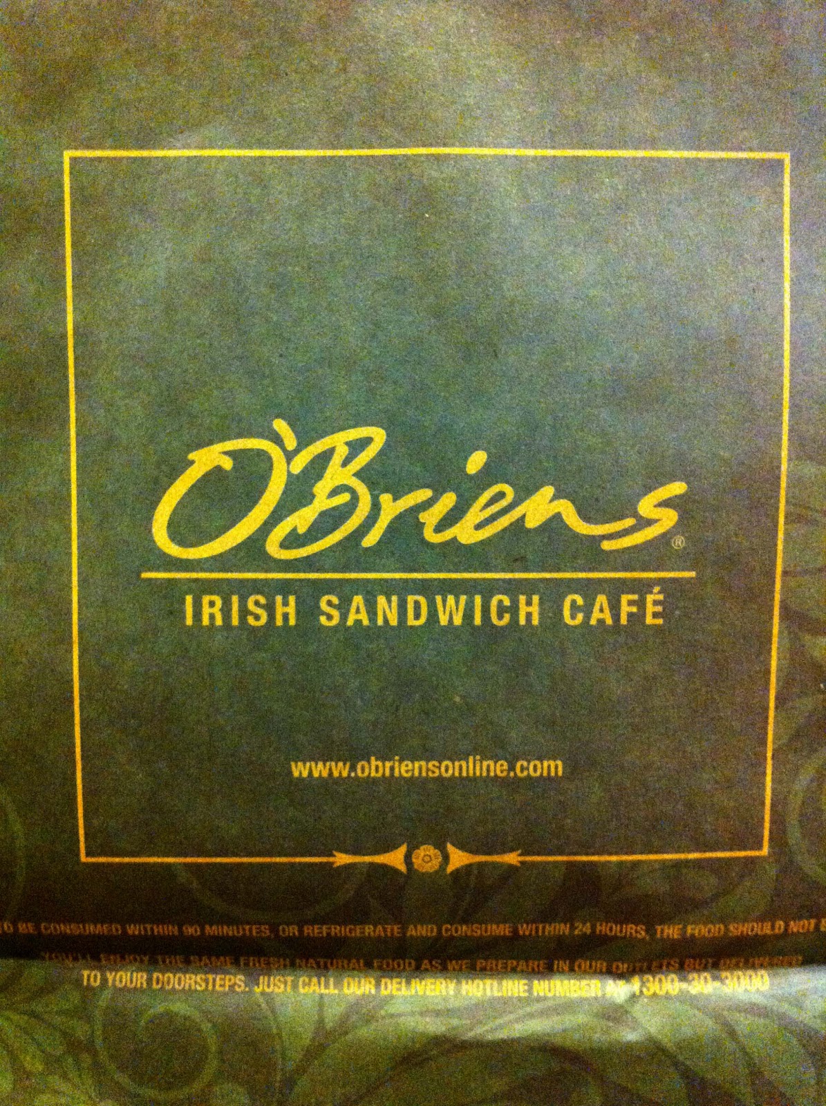 O’Briens Irish Sandwich Café@One Utama ~ FoodMania
