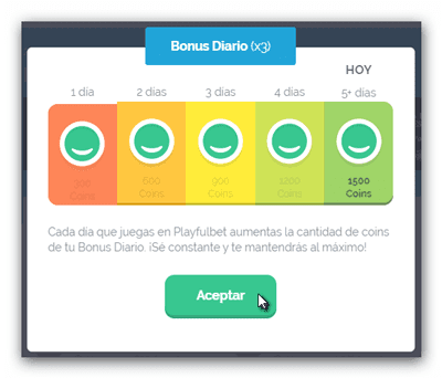 Playfulbet Coins al Día