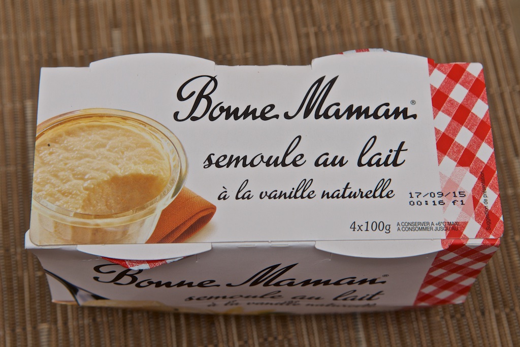Semoule au Lait à la Vanille Naturelle (4x100g) par Bonne Maman