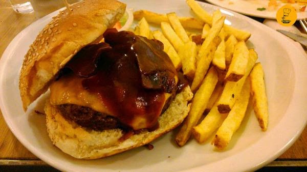 BBQ Burger en Mad Café hamburguesas en Madrid