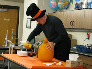 Tool Time Pumpkin Carving with Mr. Rose!