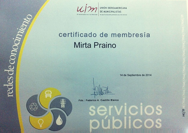Certificado de Membresia