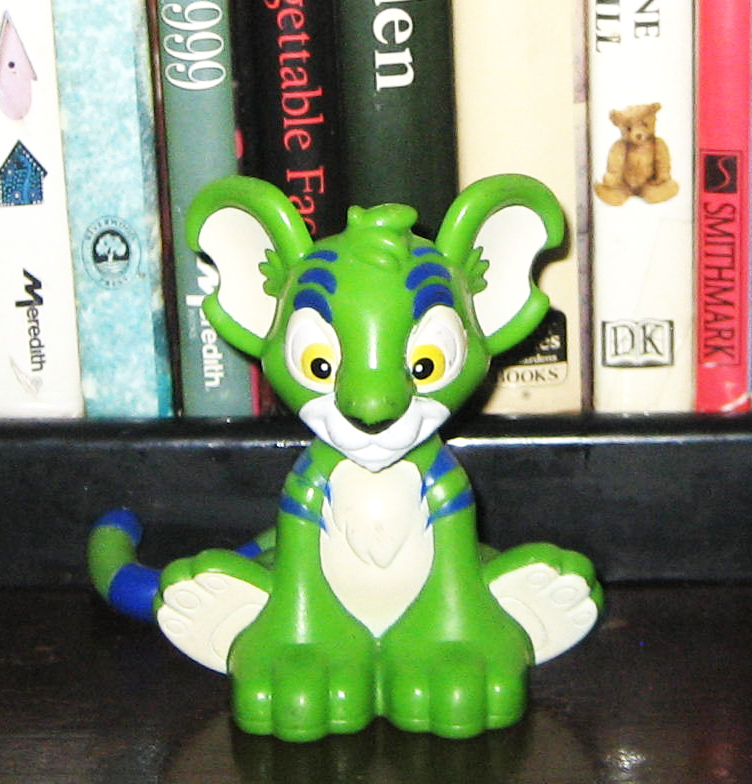 green tiger toy