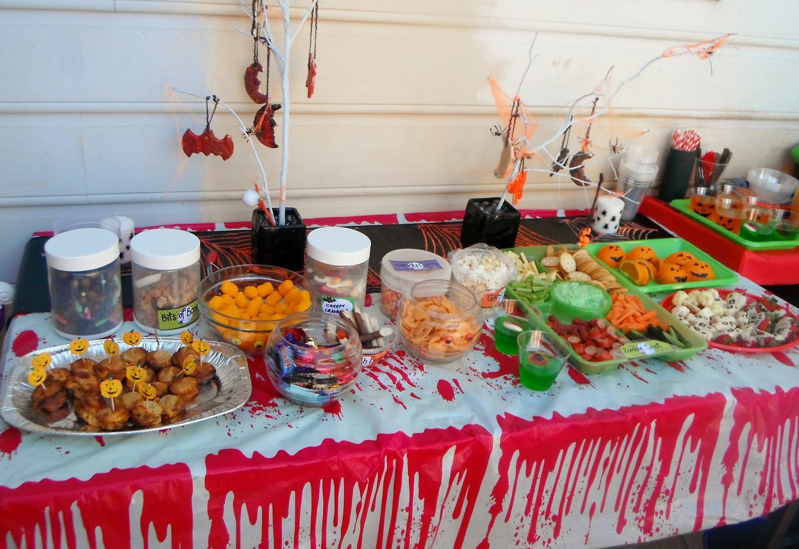 Adventures at home with Mum Halloween  Party  Food 