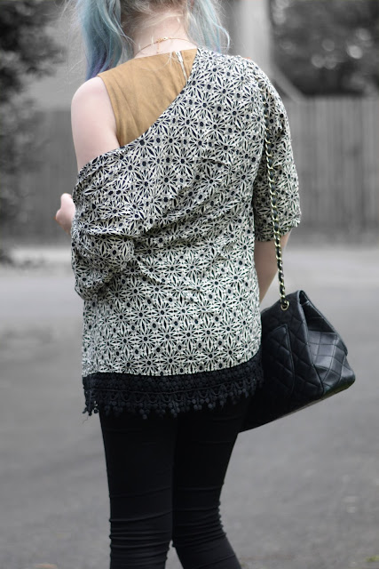 Sammi Jackson - Choies Aztec Kimono + Luxemme Faux Suede Crop