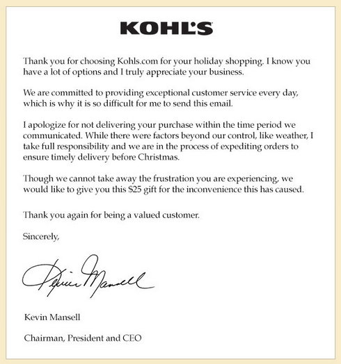 Kohl's email: Is it for real?