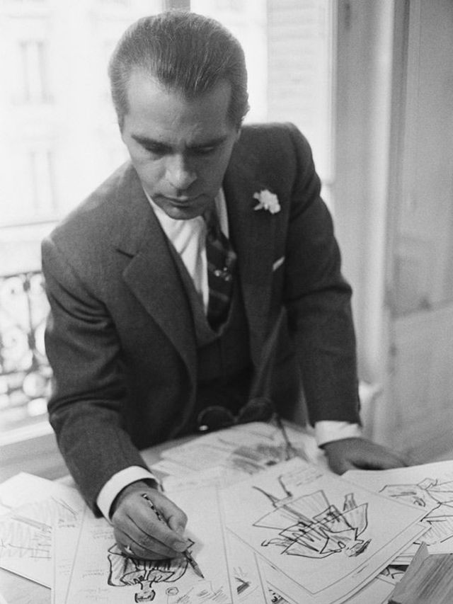 30 Best Vintage Photos of a Young and Handsome Karl Lagerfeld in the