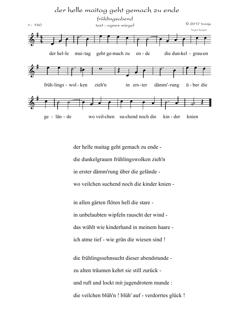 Lieder Saitenspiel Tronjes Blog Marz 2017