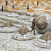 Pyramid-shaped covers used to protect rice in Bangladesh