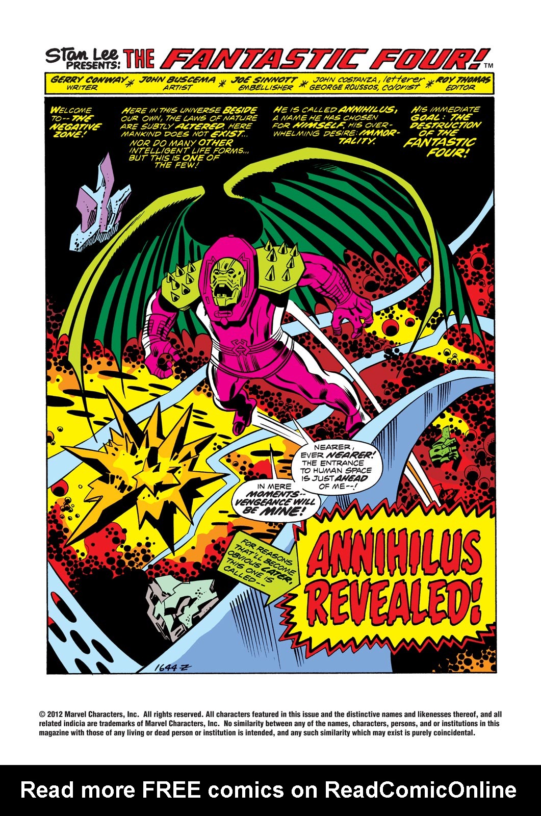 Read online Fantastic Four (1961) comic -  Issue #140 - 2