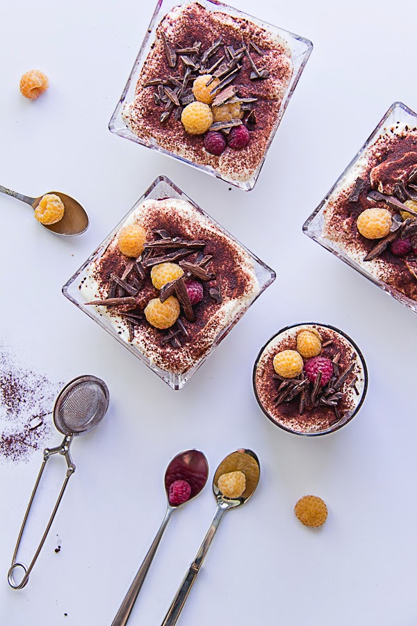 This is a Sweet Blog:Tiramisu with Coffee Syrup & Raspberry Compote