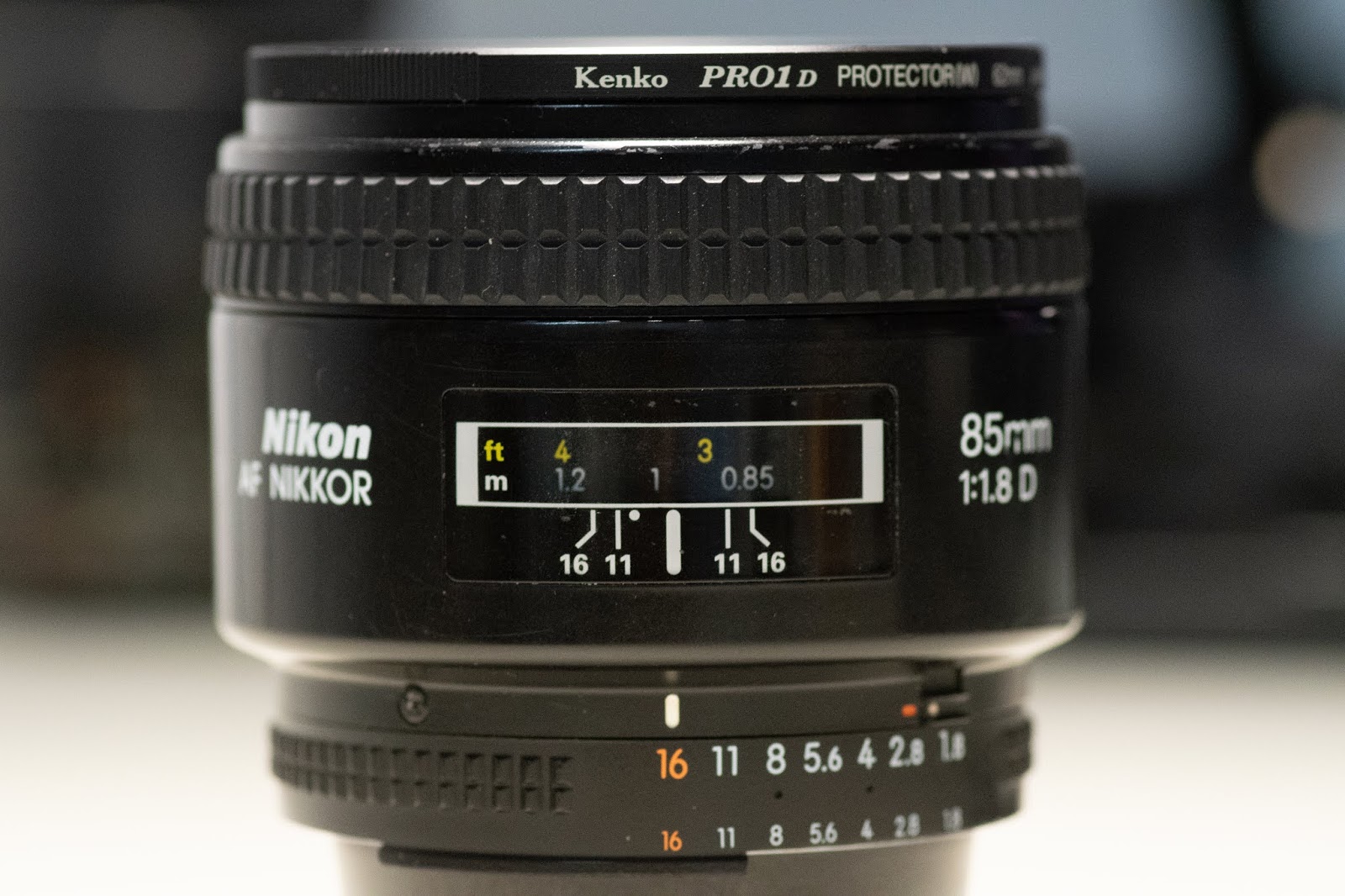 Nikon AF 85mm f1.8 D 開箱評測用後感