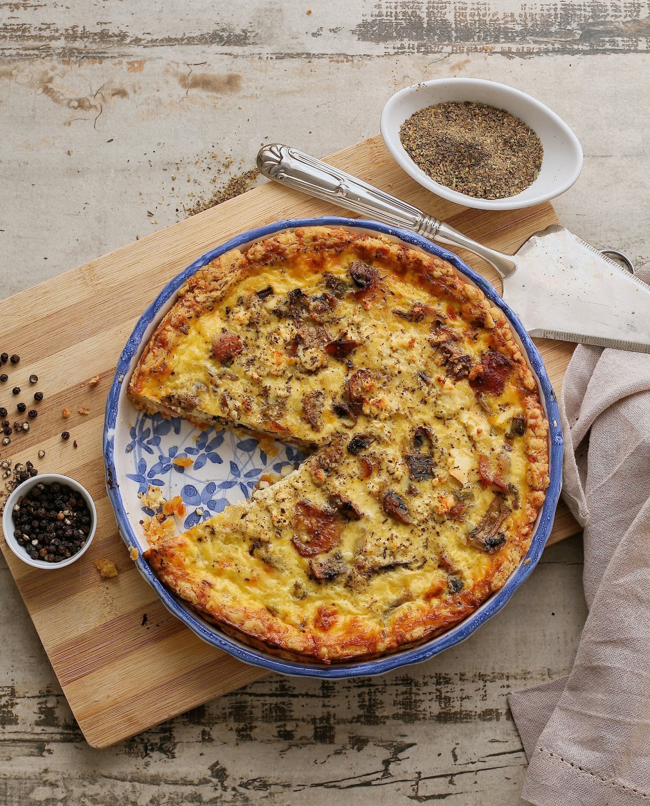 Cupcakes & Couscous: Bacon and Mushroom Quiche (with the tastiest ...
