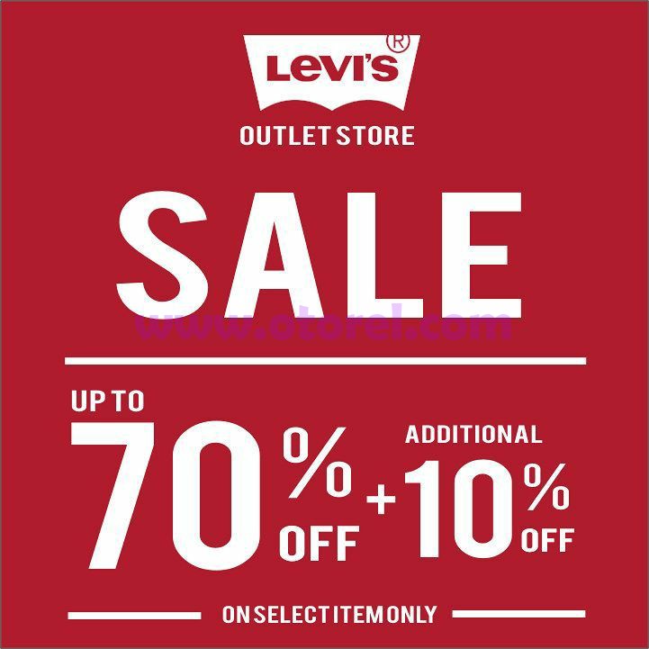 LEVIS Outlet Store Promo Discoint Up To 70% + 10% - HargaJSM - HargaJSM