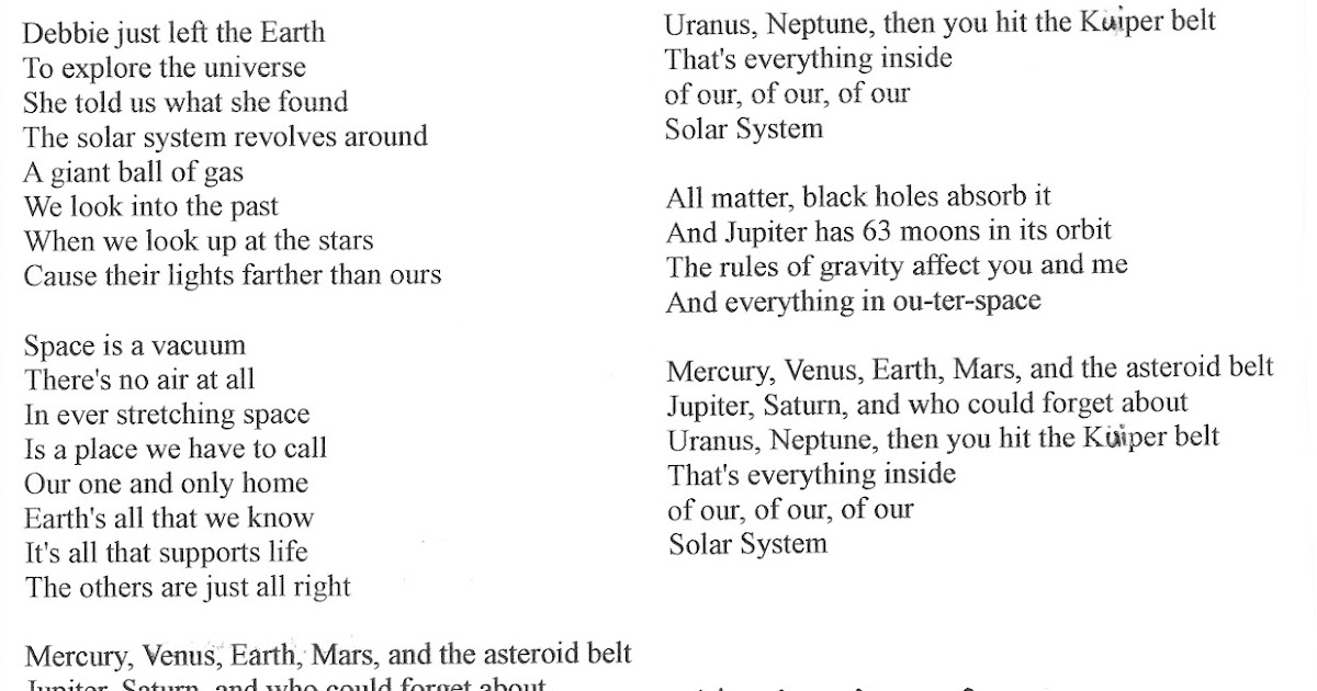 CMS Supernovas Solar System Song