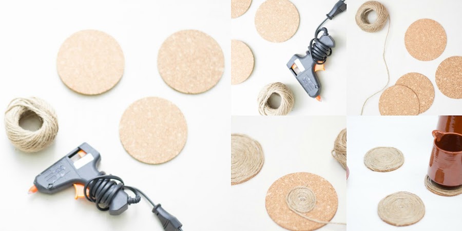 Posavasos rústicos diy