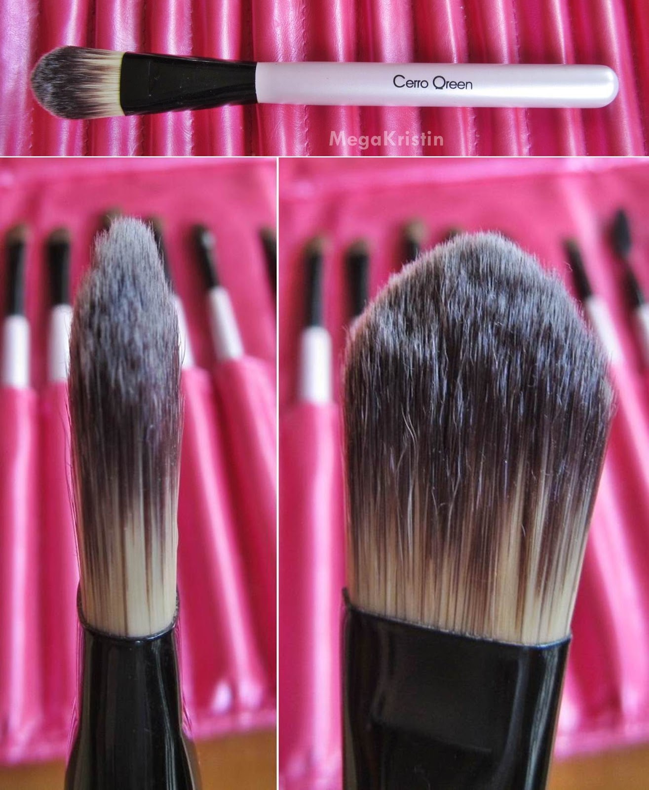 CQ / Cerro Qreen 18 Brush Set Pink Mega Kristin