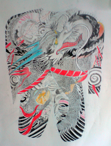 Japanese Tattoos: Japanese Tattoo Sketch