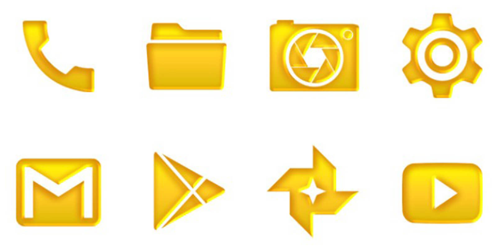 Iconos Golden Icons Icon Pack